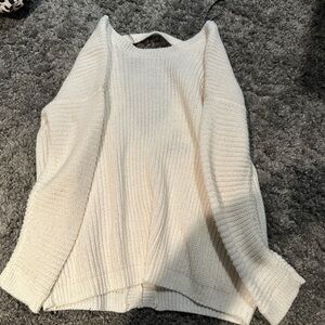 Forever 21 open back sweater sm